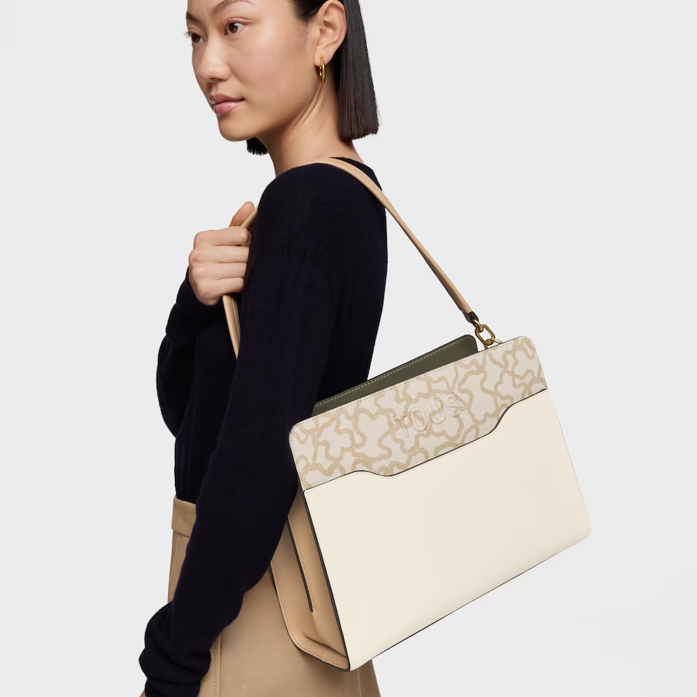 Shopper TOUS mediano marfil Kaos Icon